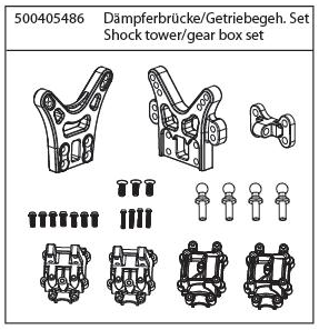 Artikel-Bild-405486 - Dämpferbrücke + Getriebegehäuse Set