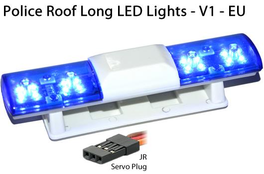 HRC8731B - Lichtset Police blau Dachleuchte